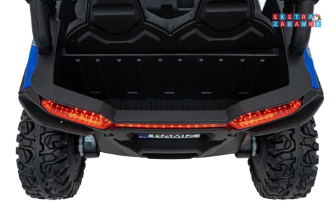 Buggy KCK 4x4 na akumulator - niebieski, 4x50W 24V/7Ah, pilot, ekoskóra, EVA, MP3, Bluetooth [XMX-639]