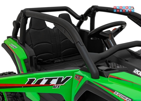 Buggy KCK 4x4 na akumulator - zielony, 4x50W 24V/7Ah, pilot, ekoskóra, EVA, MP3, Bluetooth [XMX-639]