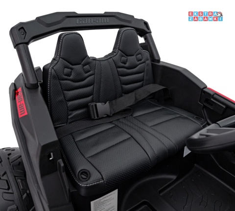 Buggy Maverick ATV CAN-AM na akumulator - czerwony, 4x200W 24V/5Ah, pilot, EVA, pokrowiec, LED, MP3, BT [CA003]