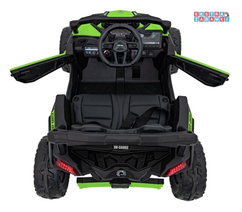 Buggy Maverick ATV CAN-AM na akumulator - zielony, 4x200W 24V/5Ah, pilot, EVA, pokrowiec, LED, MP3, BT [CA003]