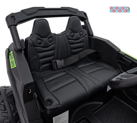 Buggy Maverick ATV CAN-AM na akumulator - zielony, 4x200W 24V/5Ah, pilot, EVA, pokrowiec, LED, MP3, BT [CA003]