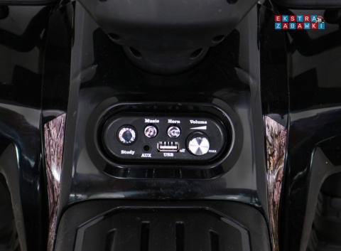 Quad Storm na akumulator - czarny, 1x25W 6V/4.5Ah, radio, MP3, USB, LED [JS320]