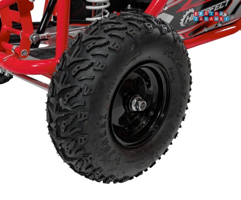 Gokart Mud Monster na akumulator - czerwony, 1x1000W 48V/20Ah, koła pompowane, sportowe siedzenie z pasami [GK008E]