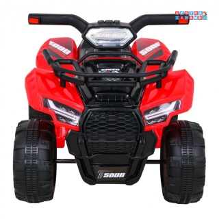 Quad Storm na akumulator - czerwony, 1x25W 6V/4.5Ah, radio, MP3, USB, LED [JS320]