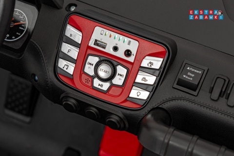 Faster buggy na akumulator dwuosobowy - niebieski, 2x150W, 24V/10Ah, ekoskóra, Bluetooth, EVA, LED [S608]