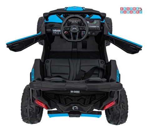 Buggy Maverick ATV CAN-AM na akumulator - niebieski, 4x200W 24V/5Ah, pilot, EVA, pokrowiec, LED, MP3, BT [CA003]