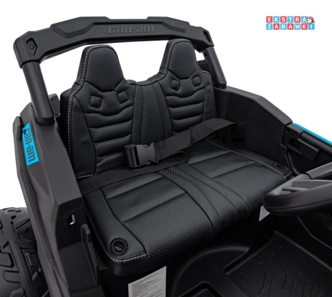 Buggy Maverick ATV CAN-AM na akumulator - niebieski, 4x200W 24V/5Ah, pilot, EVA, pokrowiec, LED, MP3, BT [CA003]