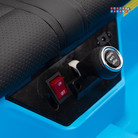 Buggy Racing 5 dwuosobowy na akumulator - niebieski, 2x200W 24V/7Ah, pilot, panel audio, LED, wolny start [JS3168]
