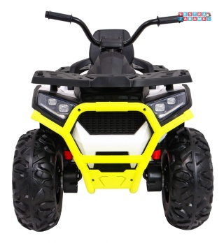 Quad ATV Desert na akumulator - biały, 4x45W 12V/10Ah, pilot, kluczyki, ekoskóra, EVA, LED, panel audio [XMX-607]