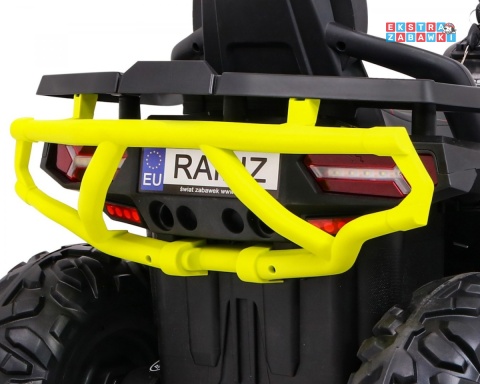 Quad ATV Desert na akumulator - biały, 4x45W 12V/10Ah, pilot, kluczyki, ekoskóra, EVA, LED, panel audio [XMX-607]