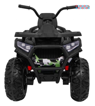 Quad ATV Desert na akumulator - moro, 4x45W 12V/10Ah, pilot, kluczyki, ekoskóra, EVA, LED, panel audio [XMX-607]