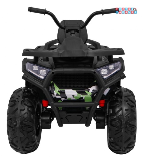 Quad ATV Desert na akumulator - moro, 4x45W 12V/10Ah, pilot, kluczyki, ekoskóra, EVA, LED, panel audio [XMX-607]
