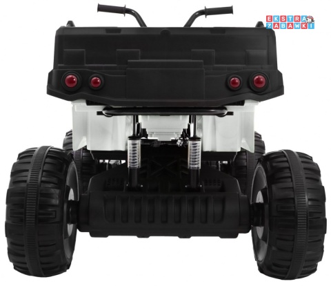 Quad XL ATV na akumulator - biały, 4x45W 12V/10Ah, Wolny Start, EVA, Audio, LED [BDM0909]
