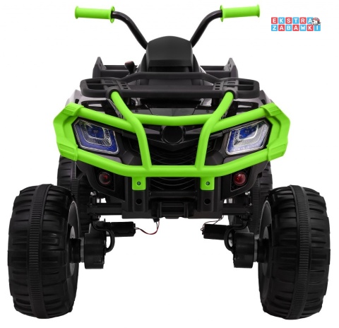 Quad XL ATV na akumulator - zielony, 4x45W 12V/10Ah, Wolny Start, EVA, Audio, LED [BDM0909]