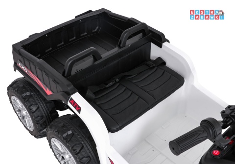 Quad Sport TX ATV na akumulator - biały, 4x35W 24V/7Ah, pilot, EVA, ekoskóra, Bluetooth [HL699]