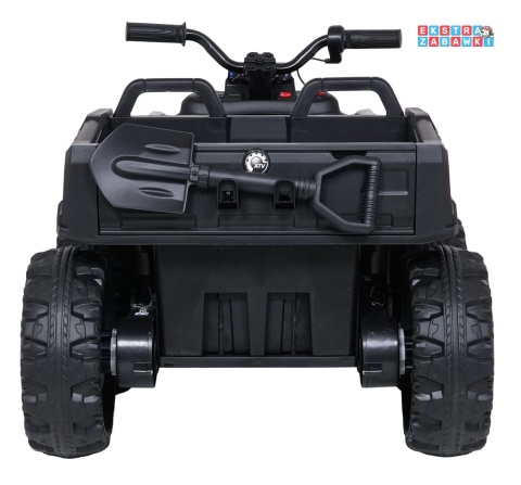 Quad Sport TX ATV na akumulator - czarny, 4x35W 24V/7Ah, pilot, EVA, ekoskóra, Bluetooth [HL699]