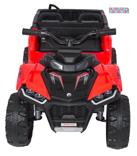Quad Sport TX ATV na akumulator - czerwony, 4x35W 24V/7Ah, EVA, pilot, ekoskóra, Bluetooth [HL699]