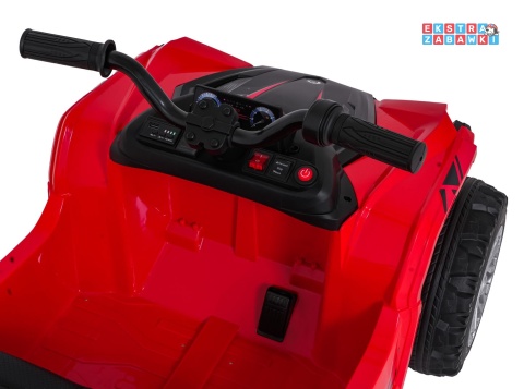 Quad Sport TX ATV na akumulator - czerwony, 4x35W 24V/7Ah, EVA, pilot, ekoskóra, Bluetooth [HL699]