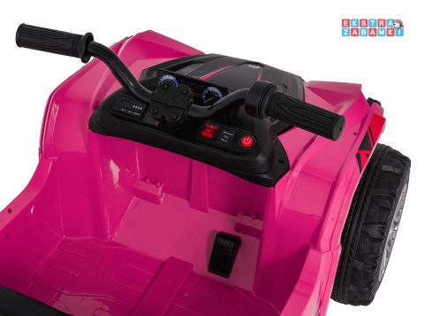 Quad Sport TX ATV na akumulator - różowy, 4x35W 24V/7Ah, pilot, EVA, ekoskóra, Bluetooth [HL699]