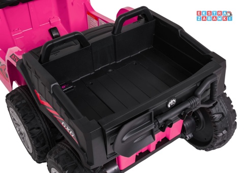 Quad Sport TX ATV na akumulator - różowy, 4x35W 24V/7Ah, pilot, EVA, ekoskóra, Bluetooth [HL699]