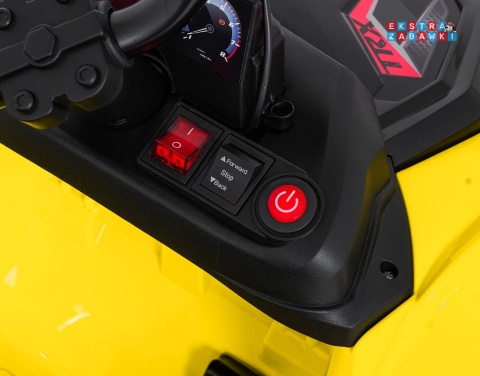 Quad Sport TX ATV na akumulator - żółty, 4x35W 24V/7Ah, pilot, EVA, ekoskóra, Bluetooth [HL699]