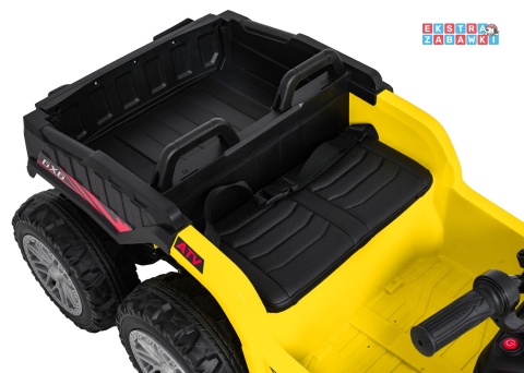 Quad Sport TX ATV na akumulator - żółty, 4x35W 24V/7Ah, pilot, EVA, ekoskóra, Bluetooth [HL699]