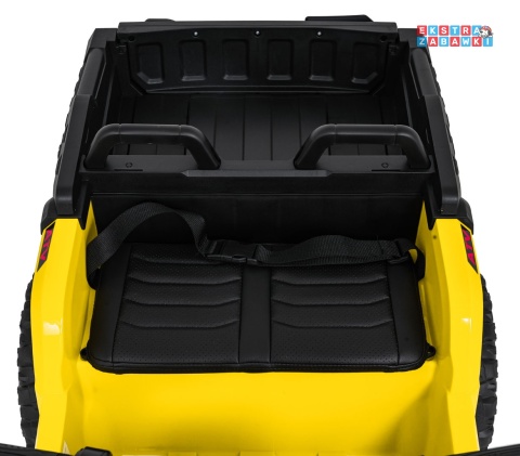 Quad Sport TX ATV na akumulator - żółty, 4x35W 24V/7Ah, pilot, EVA, ekoskóra, Bluetooth [HL699]
