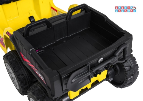 Quad Sport TX ATV na akumulator - żółty, 4x35W 24V/7Ah, pilot, EVA, ekoskóra, Bluetooth [HL699]