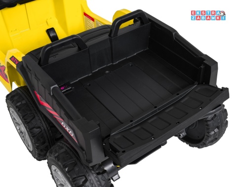 Quad Sport TX ATV na akumulator - żółty, 4x35W 24V/7Ah, pilot, EVA, ekoskóra, Bluetooth [HL699]