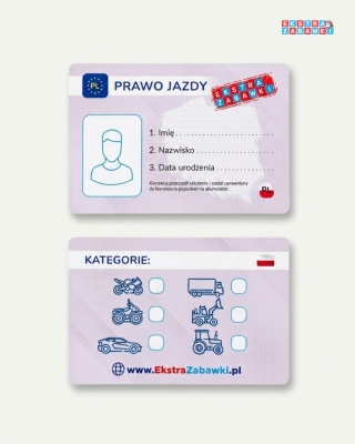 TABLICE Z IMIENIEM DZIECKA + PRAWO JAZDY + SMYCZ