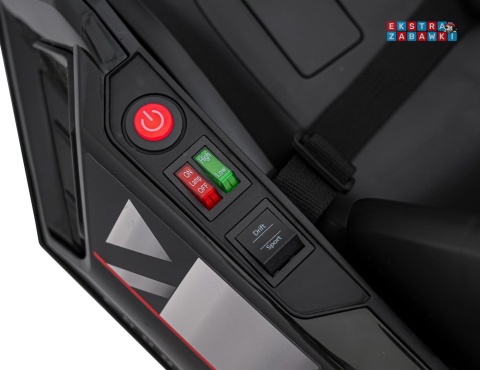 Gokart Audi na akumulator - czarny, 2x150W 24V/7Ah, LED, MP3, radio FM, EVA, BT, drift/sport [AHL007A]