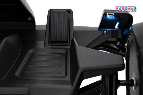 Gokart Audi na akumulator - czarny, 2x150W 24V/7Ah, LED, MP3, radio FM, EVA, BT, drift/sport [AHL007A]