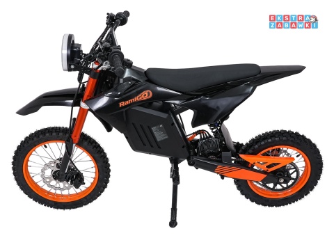 Motor E-RIDER X na akumulator - czarny, 1x2000W 48V/20.8Ah Li-ion, do 50km/h, hamulce tarczowe, pompowane opony [HP135E]