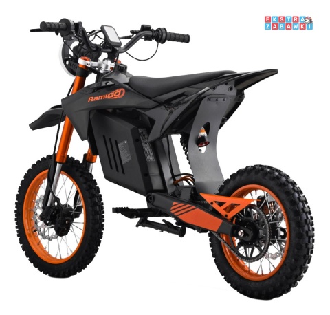 Motor E-RIDER X na akumulator - czarny, 1x2000W 48V/20.8Ah Li-ion, do 50km/h, hamulce tarczowe, pompowane opony [HP135E]