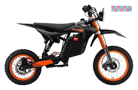 Motor E-RIDER X na akumulator - czarny, 1x2000W 48V/20.8Ah Li-ion, do 50km/h, hamulce tarczowe, pompowane opony [HP135E]