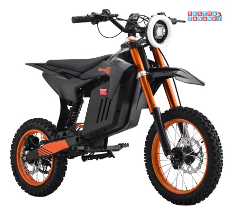 Motor E-RIDER X na akumulator - czarny, 1x2000W 48V/20.8Ah Li-ion, do 50km/h, hamulce tarczowe, pompowane opony [HP135E]