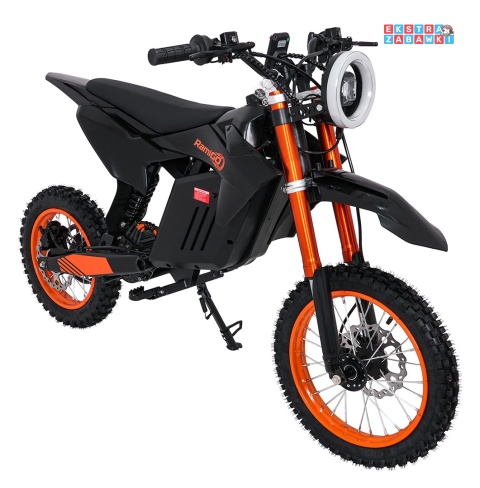 Motor E-RIDER X na akumulator - czarny, 1x2000W 48V/20.8Ah Li-ion, do 50km/h, hamulce tarczowe, pompowane opony [HP135E]