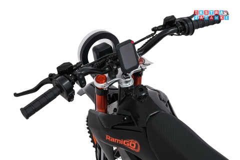 Motor E-RIDER X na akumulator - czarny, 1x2000W 48V/20.8Ah Li-ion, do 50km/h, hamulce tarczowe, pompowane opony [HP135E]