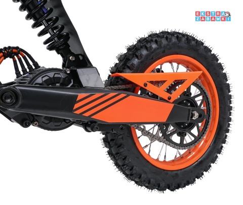 Motor E-RIDER X na akumulator - czarny, 1x2000W 48V/20.8Ah Li-ion, do 50km/h, hamulce tarczowe, pompowane opony [HP135E]