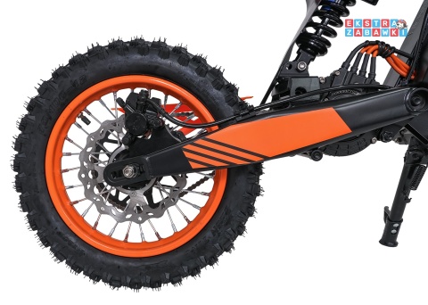 Motor E-RIDER X na akumulator - czarny, 1x2000W 48V/20.8Ah Li-ion, do 50km/h, hamulce tarczowe, pompowane opony [HP135E]