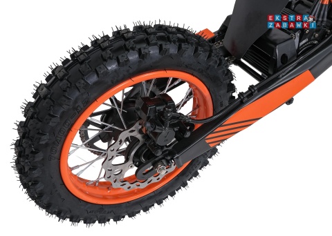 Motor E-RIDER X na akumulator - czarny, 1x2000W 48V/20.8Ah Li-ion, do 50km/h, hamulce tarczowe, pompowane opony [HP135E]
