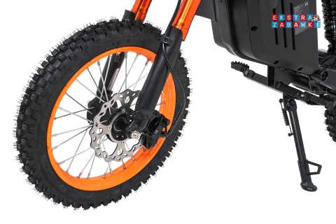Motor E-RIDER X na akumulator - czarny, 1x2000W 48V/20.8Ah Li-ion, do 50km/h, hamulce tarczowe, pompowane opony [HP135E]