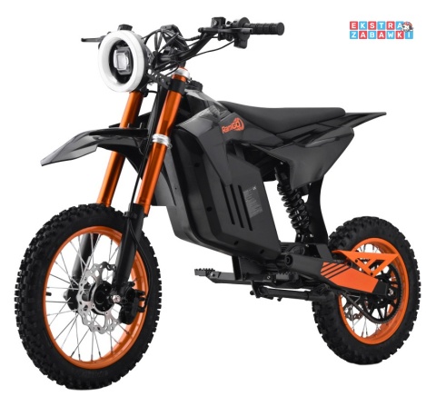 Motor E-RIDER X na akumulator - czarny, 1x2000W 48V/20.8Ah Li-ion, do 50km/h, hamulce tarczowe, pompowane opony [HP135E]