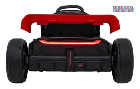 Gokart Audi na akumulator - czerwony, 2x150W 24V/7Ah, LED, MP3, radio FM, EVA, BT, drift/sport [AHL007A]