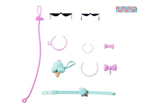 Mattel Lalka Barbie Twining Looks na spacerze z pieskiem [ZA6701]