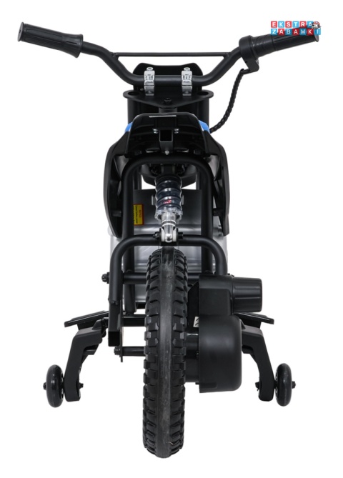 Motor HONDA CFR450R na akumulator - czarno-niebieski, 1x35W 12V/7Ah, EVA, amortyzator z tyłu, ekoskóra, manetka gazu [A9903]