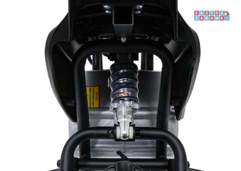 Motor HONDA CFR450R na akumulator - czarno-niebieski, 1x35W 12V/7Ah, EVA, amortyzator z tyłu, ekoskóra, manetka gazu [A9903]