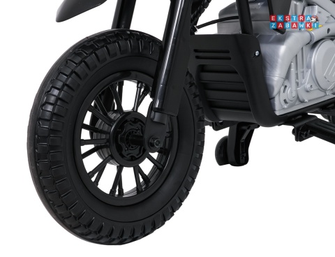 Motor HONDA CFR450R na akumulator - czarno-niebieski, 1x35W 12V/7Ah, EVA, amortyzator z tyłu, ekoskóra, manetka gazu [A9903]