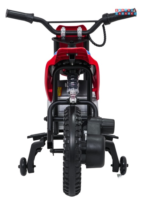 Motor HONDA CFR450R na akumulator - czerwony, 1x35W 12V/7Ah, EVA, amortyzator z tyłu, ekoskóra, manetka gazu [A9903]
