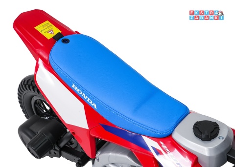 Motor HONDA CFR450R na akumulator - czerwony, 1x35W 12V/7Ah, EVA, amortyzator z tyłu, ekoskóra, manetka gazu [A9903]